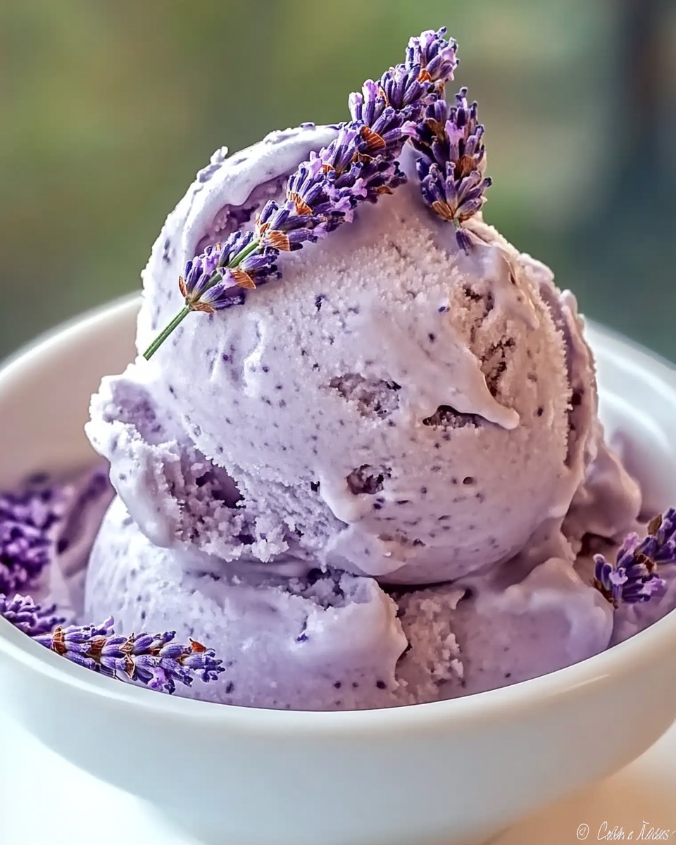 Honey Lavender Ice Cream
