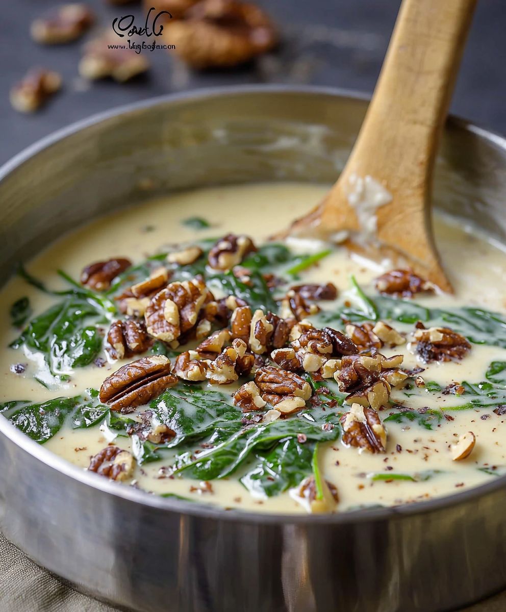 Blue Cheese Spinach Sauce