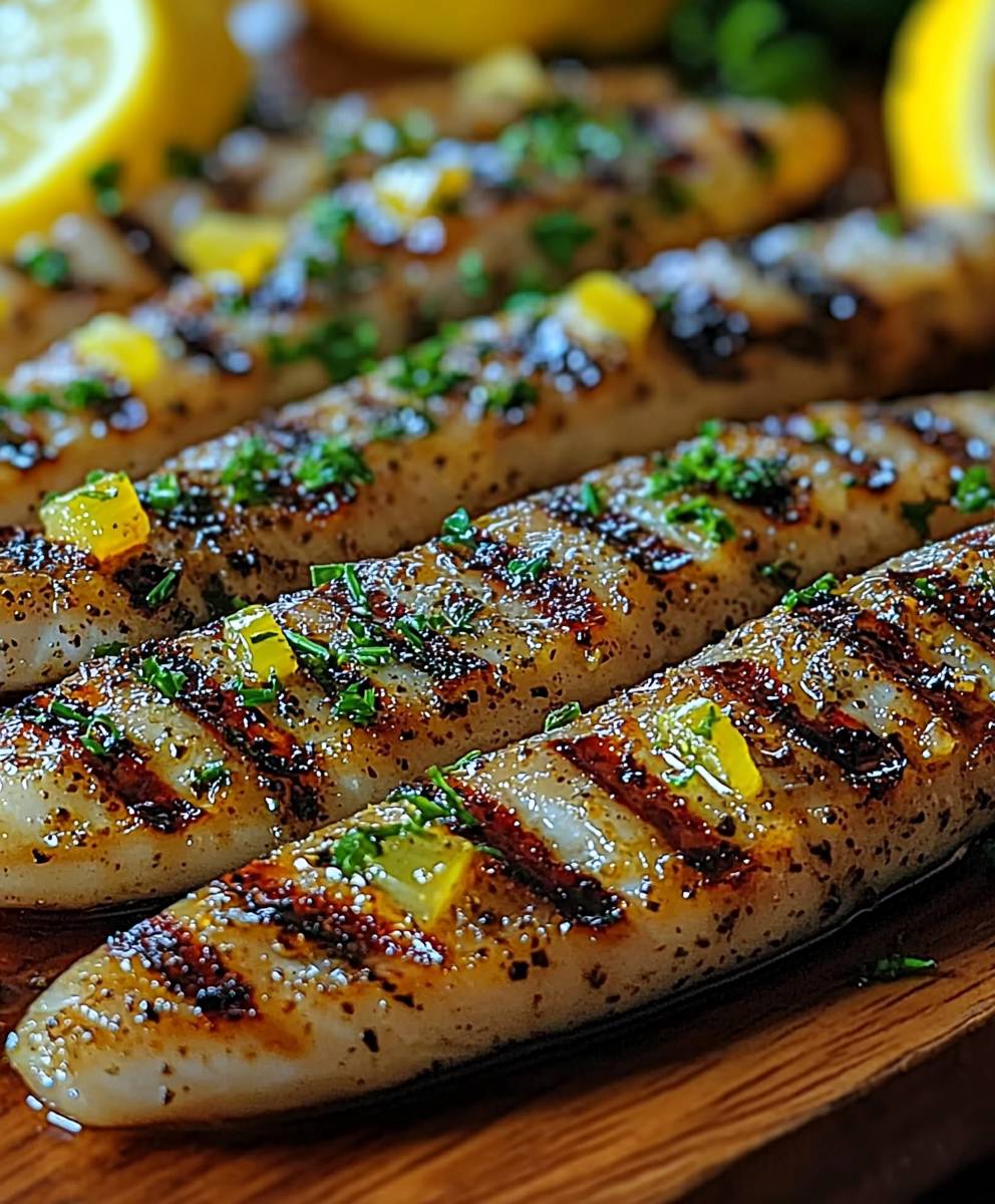 Lemon Pepper Grilled Sardines