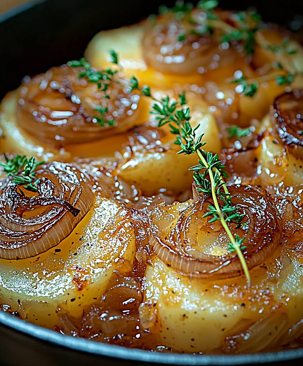 French Onion Potato Bake
