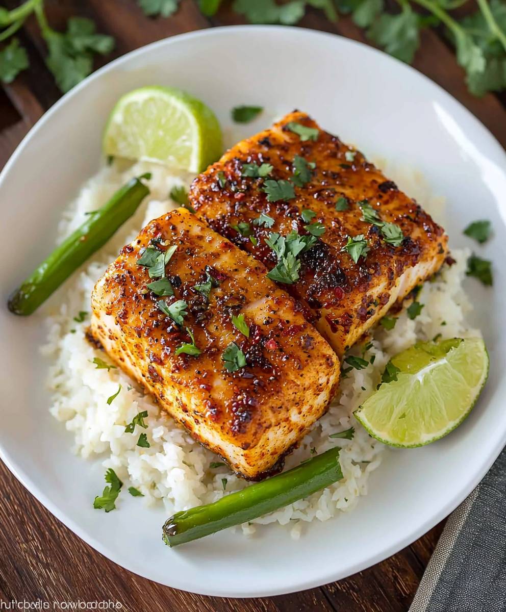 Bourbon Peach Roasted Salmon