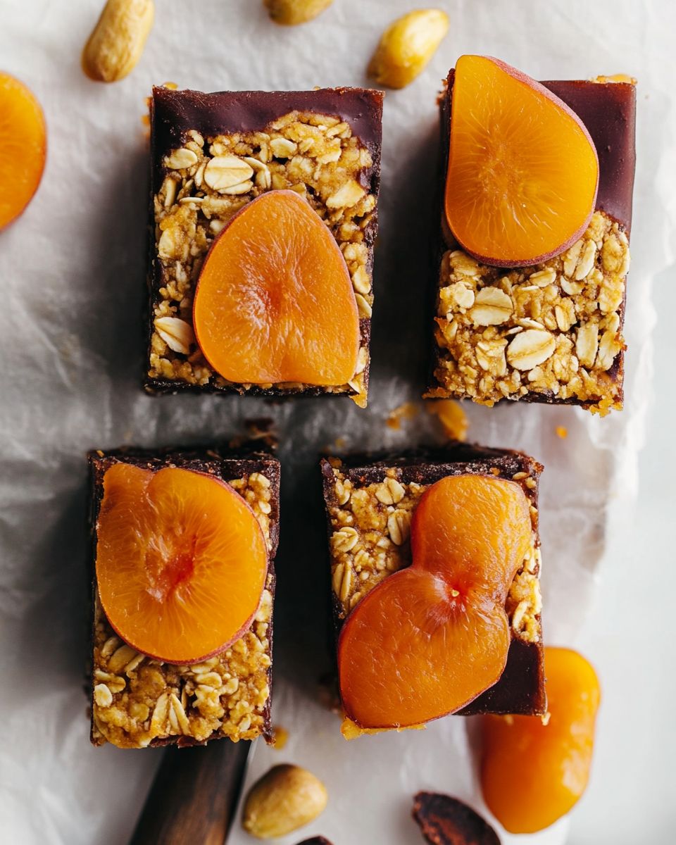 Raw Apricot Ginger Energy Bars