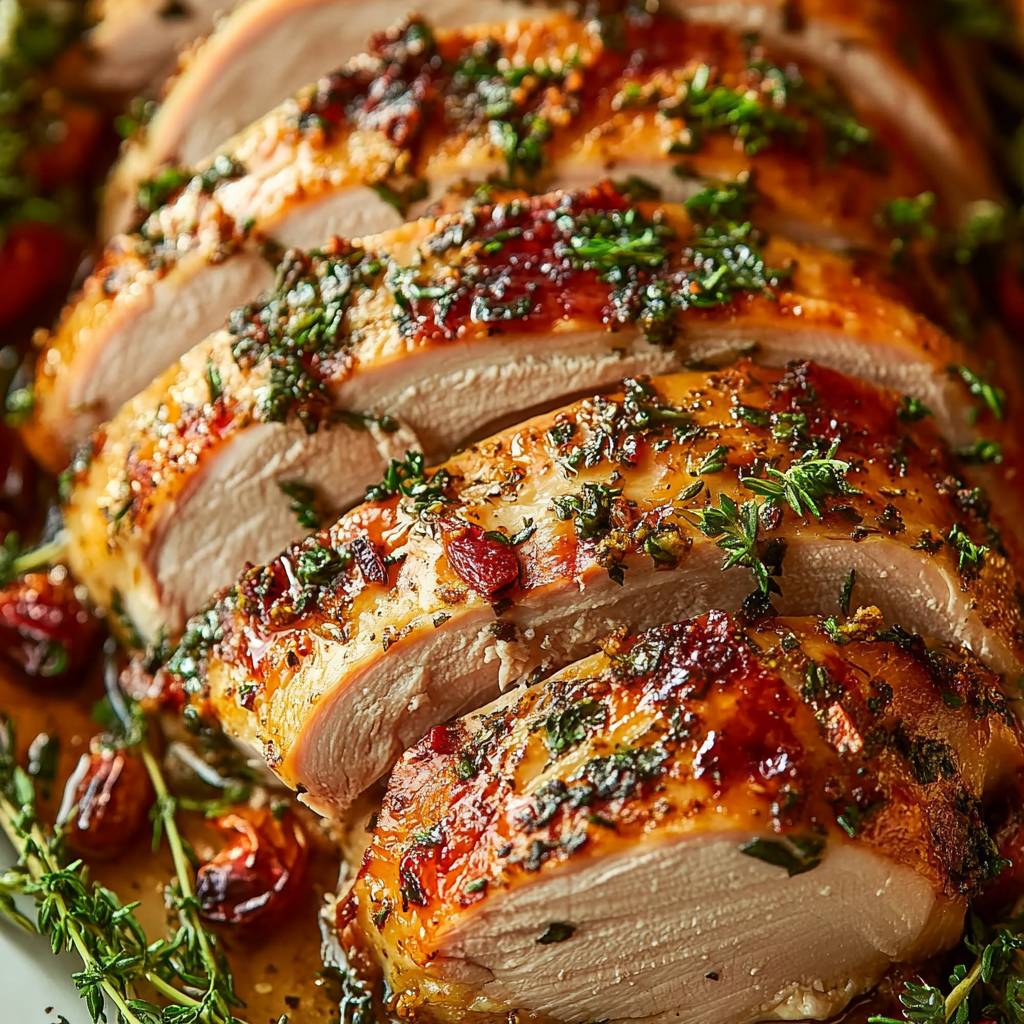 Juicy Roasted Turkey Breast