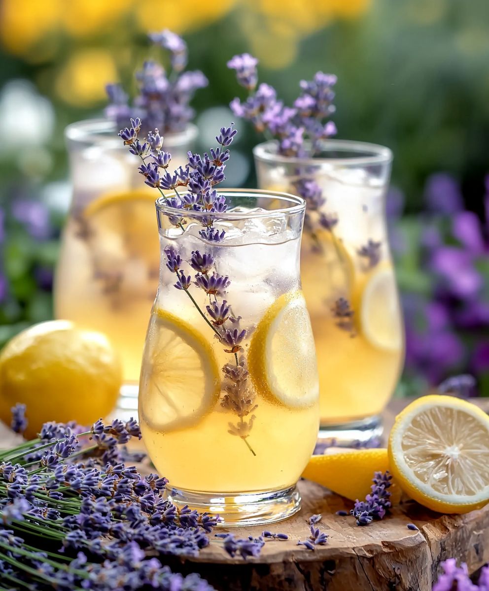 Coconut Lavender Lemonade Mocktail