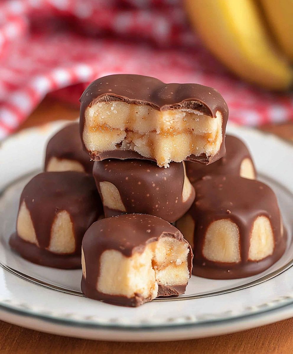 Chocolate Banana Peanut Butter Bites