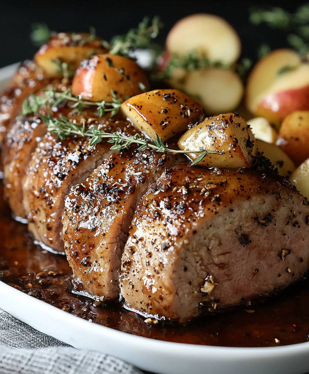 Maple Glazed Pork Tenderloin