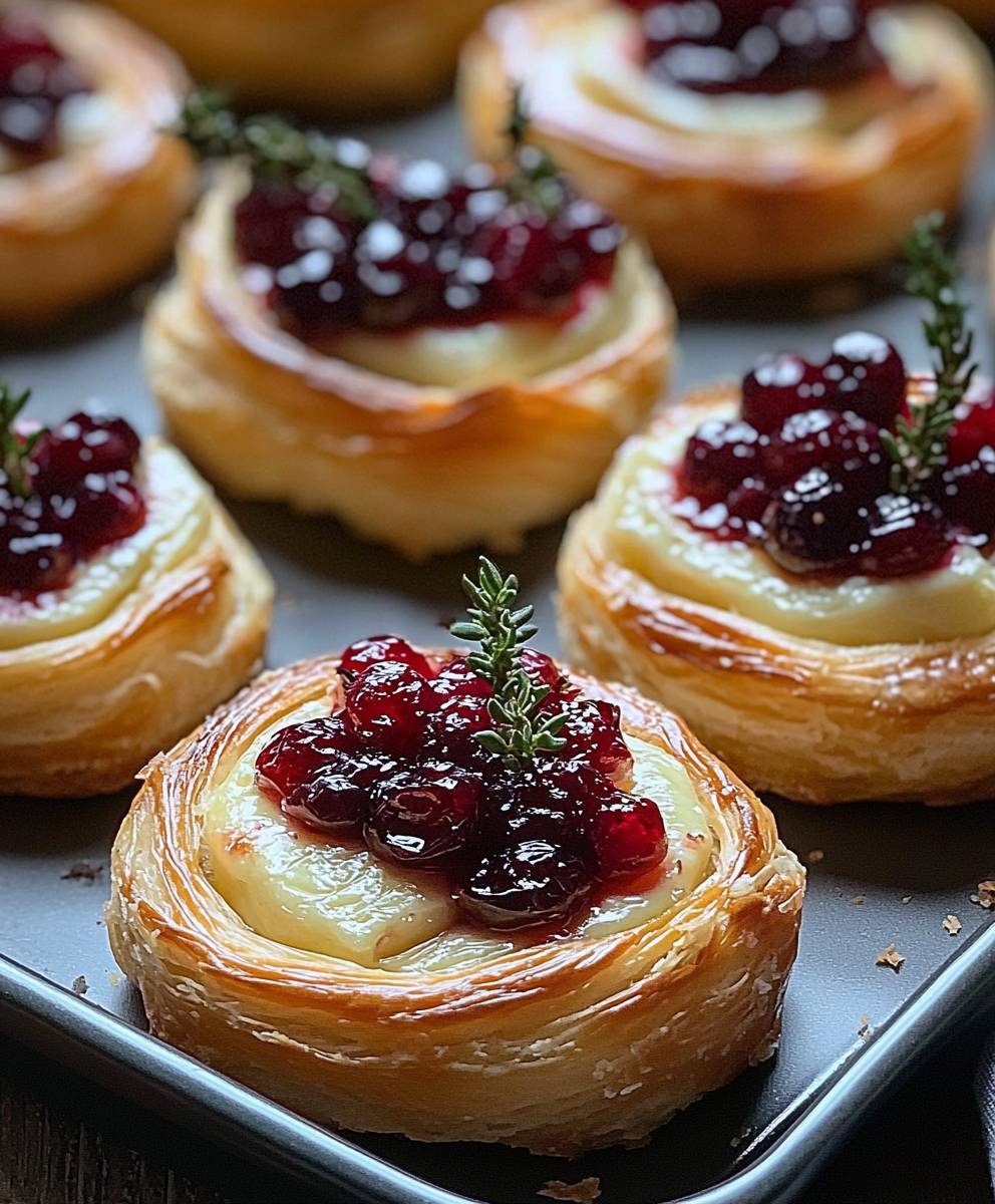 Cranberry Brie Bites