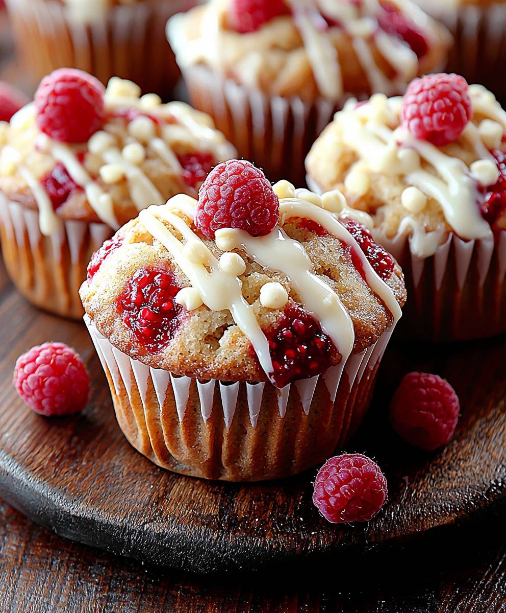 White Chocolate Raspberry Muffins