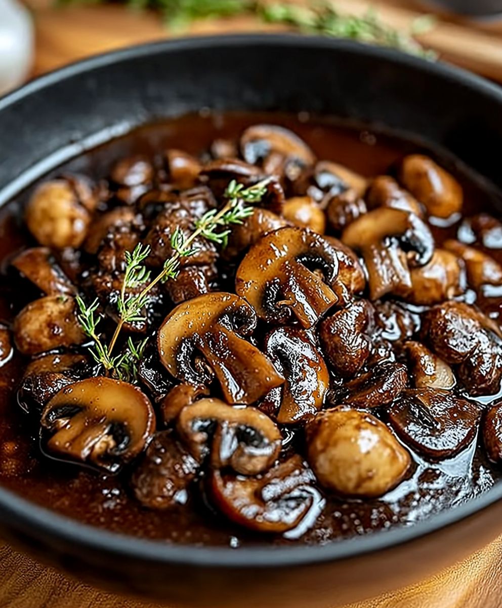 Red Wine Mushroom Sauce