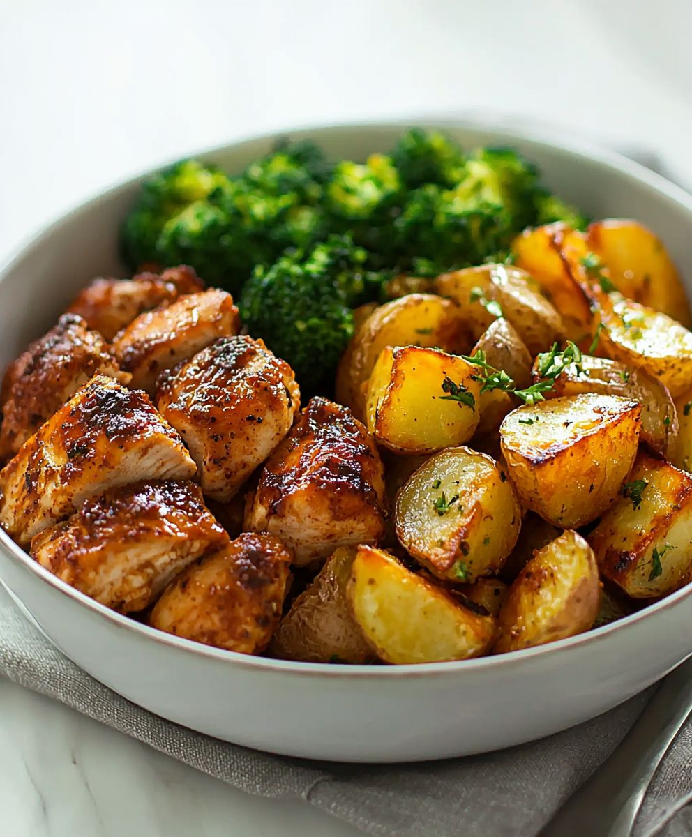 Skinny Chicken Potato Bowl