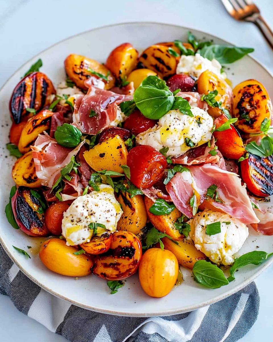 Grilled Nectarine Salad
