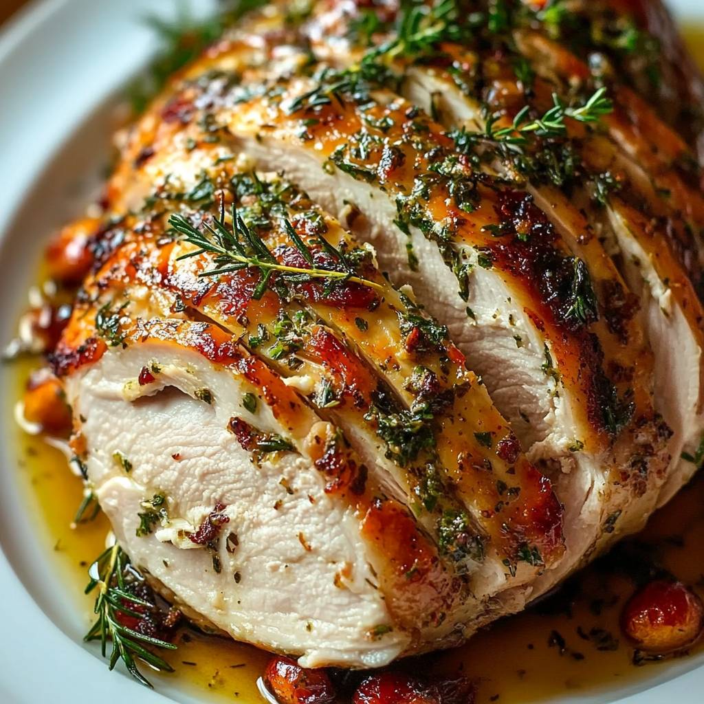 Juicy Roasted Turkey Breast