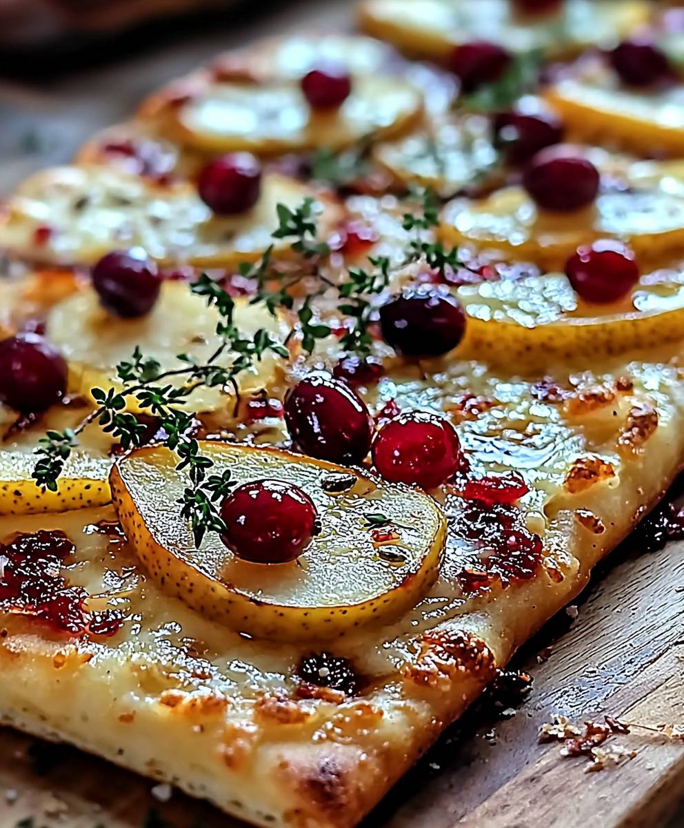 Roasted Pear Flatbread