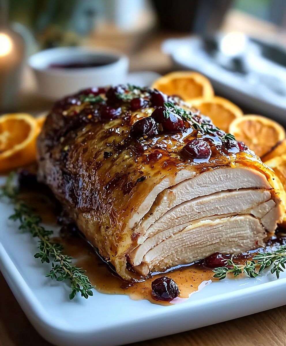 Cranberry Orange Glazed Turkey