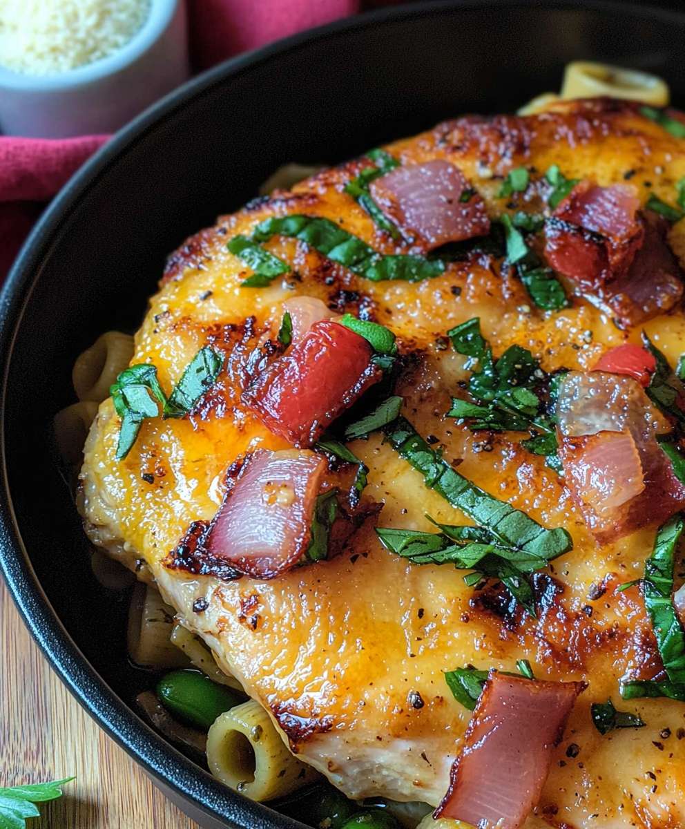 Garlic Butter Chicken Rigatoni