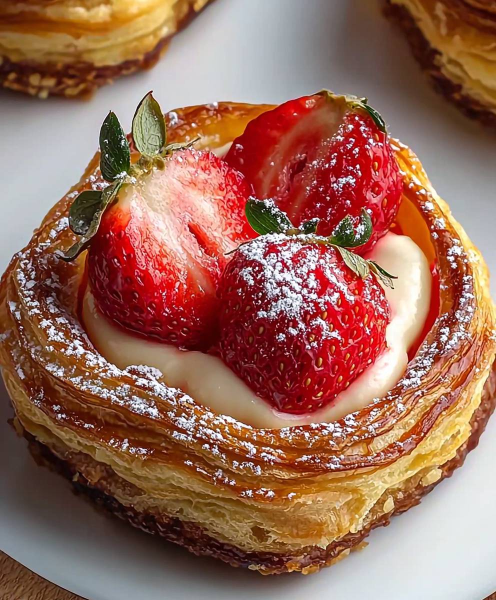 Strawberry Danish Pastry
