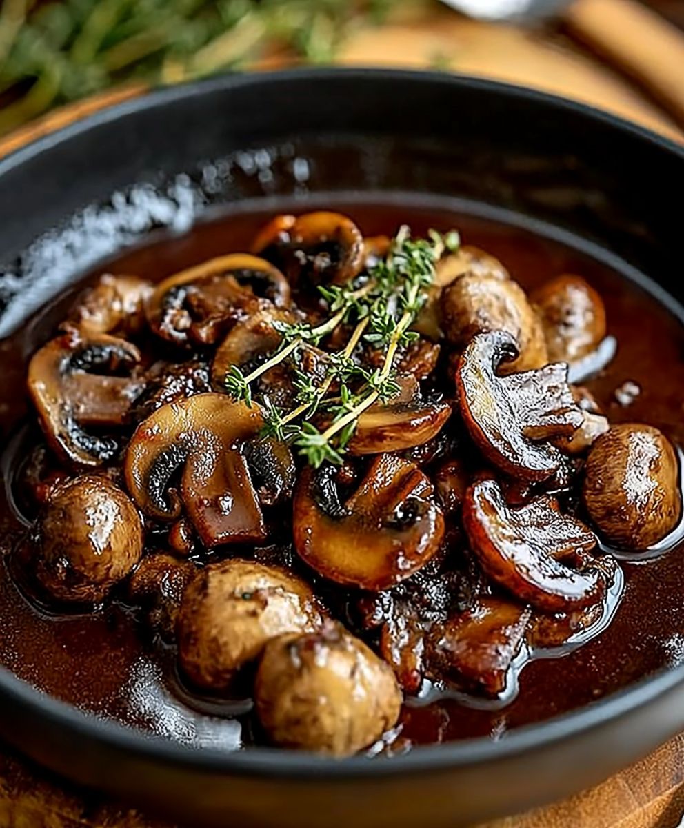 Red Wine Mushroom Sauce