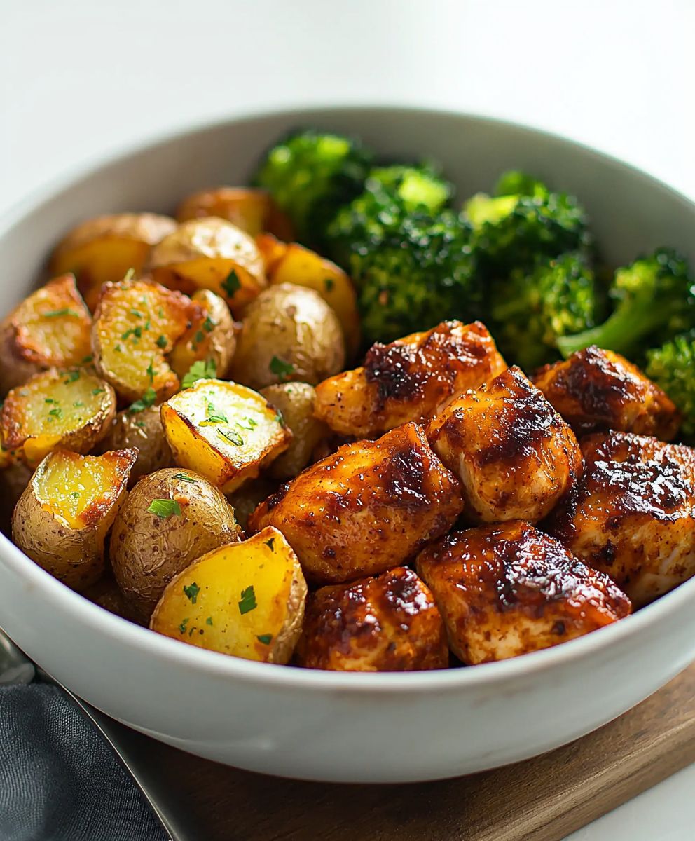 Skinny Chicken Potato Bowl