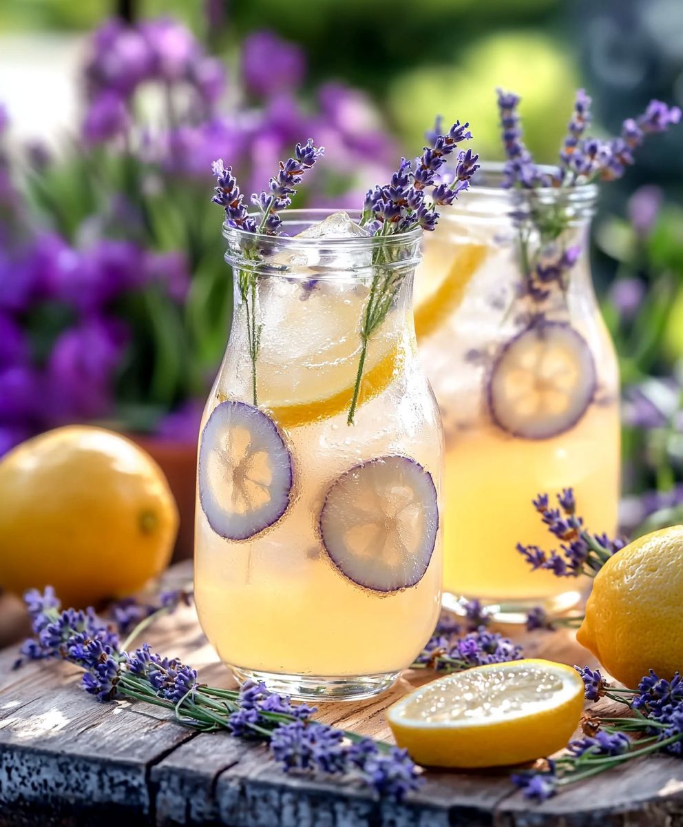 Coconut Lavender Lemonade Mocktail