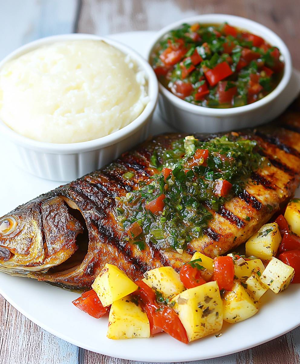 Grilled Whole Tilapia
