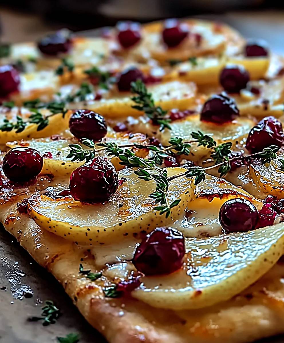 Roasted Pear Flatbread
