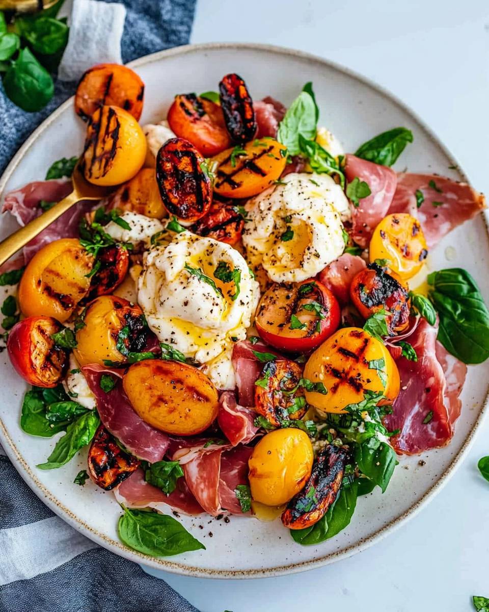 Grilled Nectarine Salad