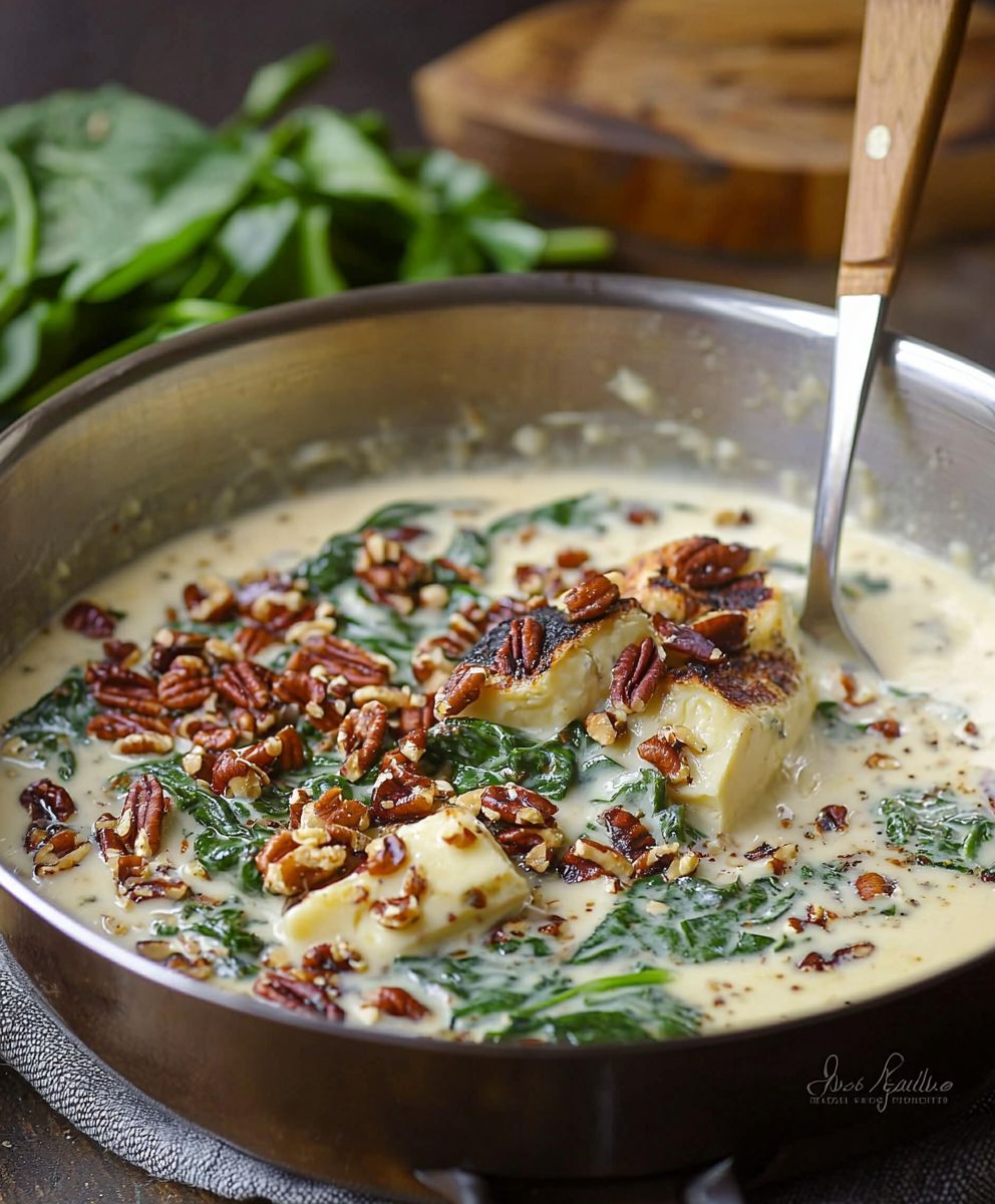 Blue Cheese Spinach Sauce