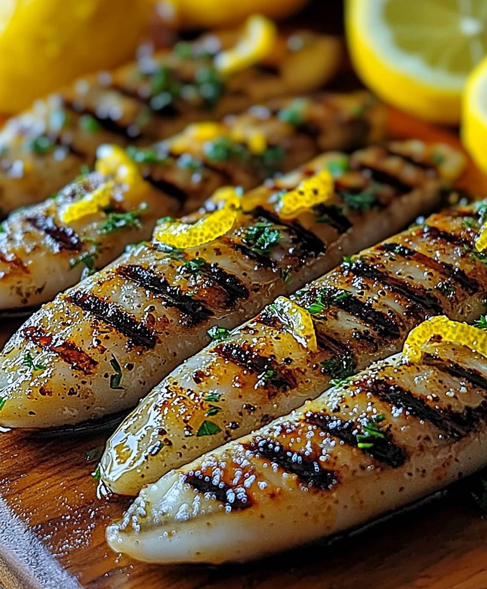 Lemon Pepper Grilled Sardines