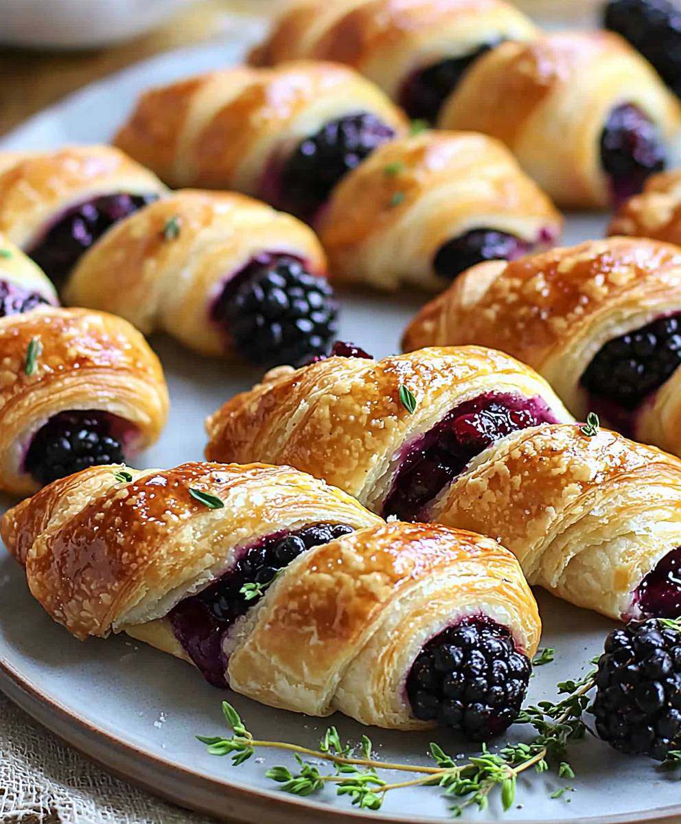 Blackberry Goat Cheese Twists