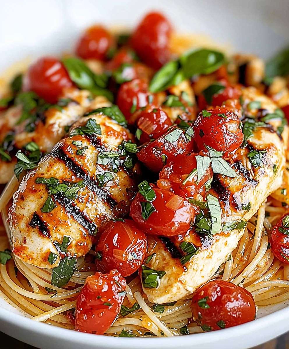 Bruschetta Chicken Pasta