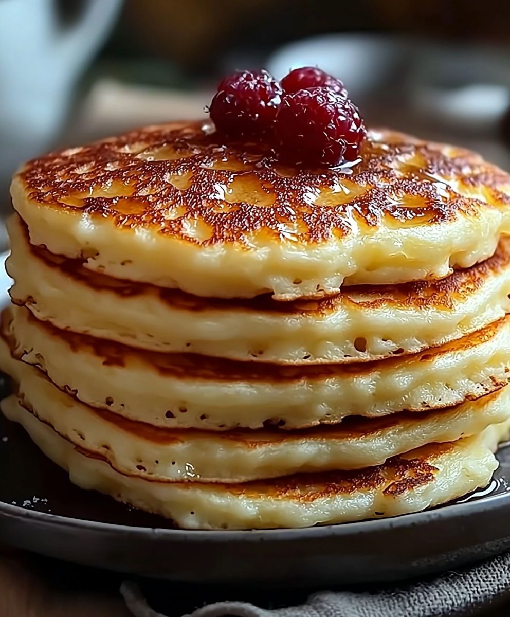 Flourless Cottage Cheese Pancakes