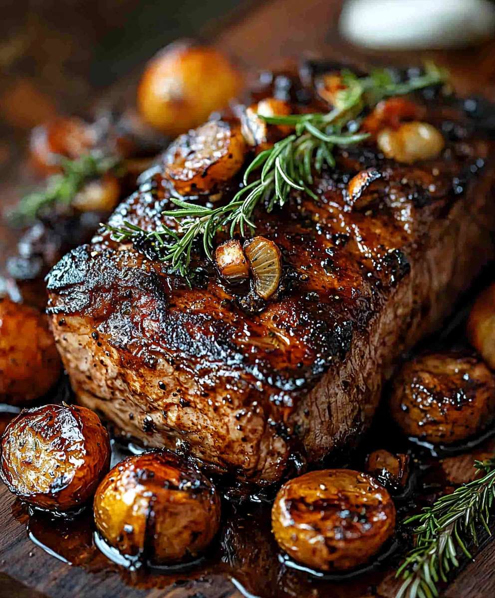 Balsamic Glazed Pork Roast