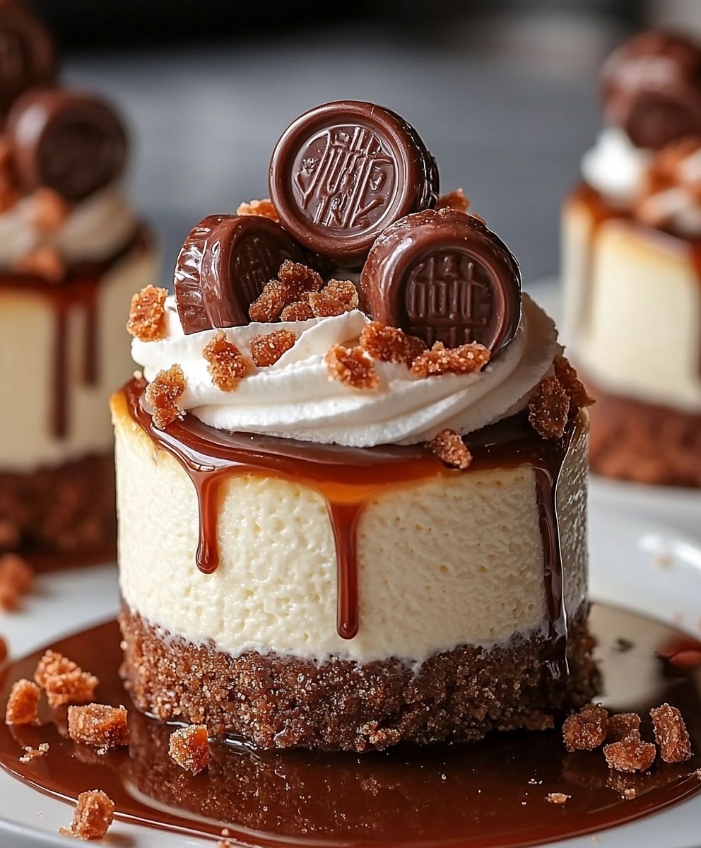 Mini Rolo Cheesecake