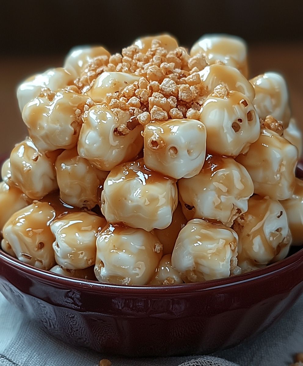 Marshmallow Caramel Corn