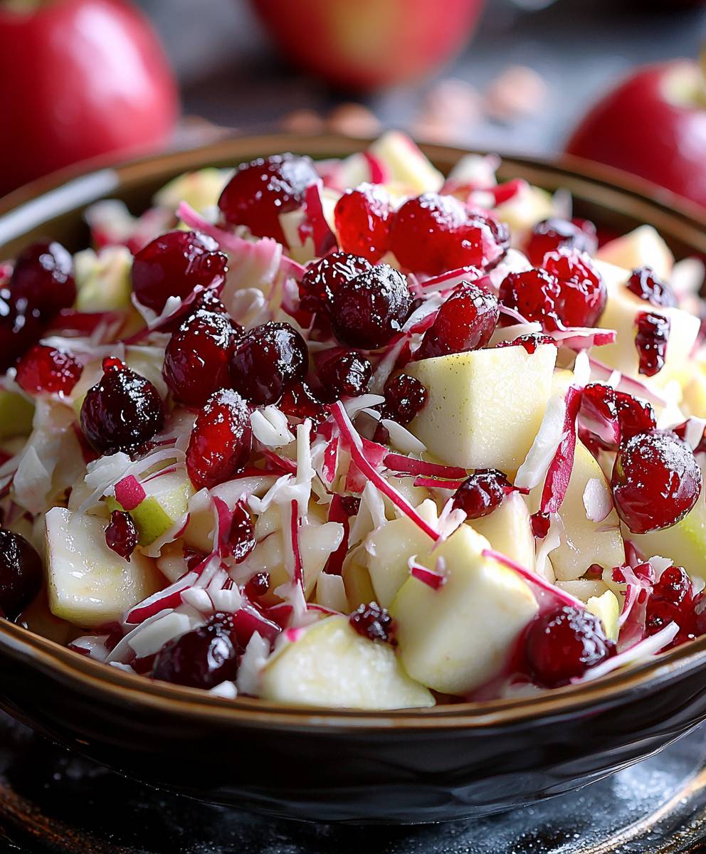 Cranberry Apple Coleslaw