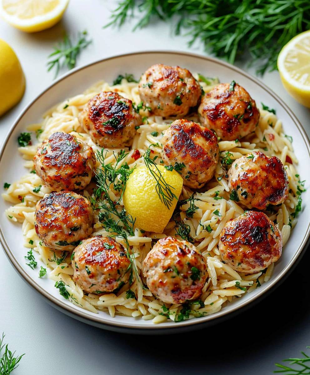 Greek Chicken Meatballs