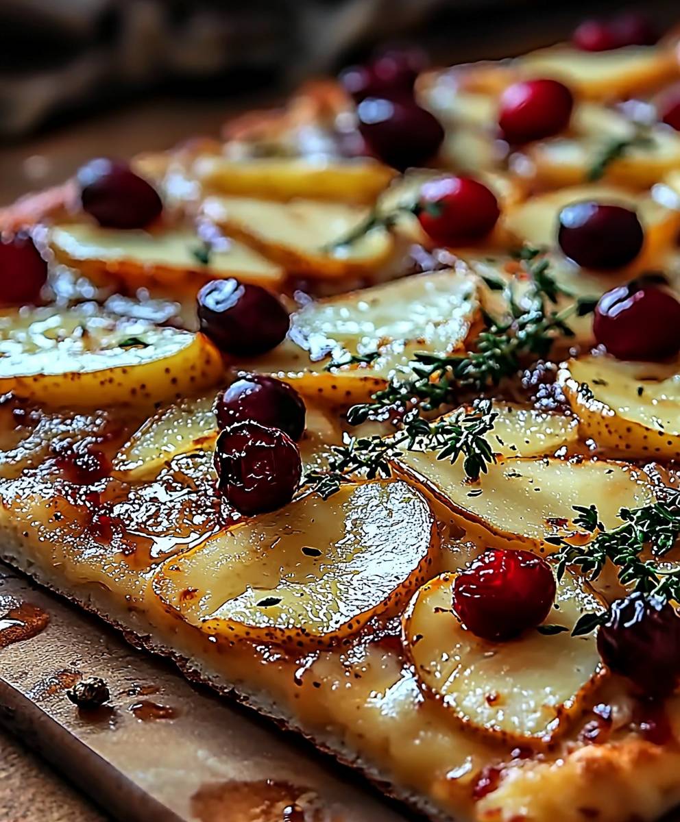 Roasted Pear Flatbread