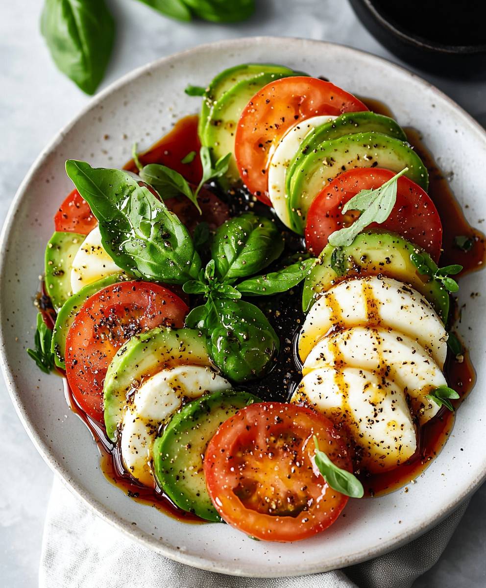Avocado Caprese Salad