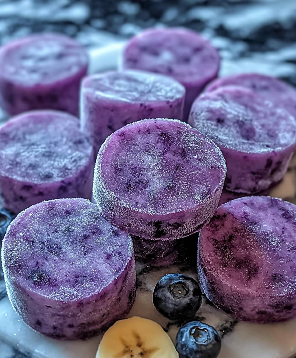 Blueberry Banana Frozen Dog Treats