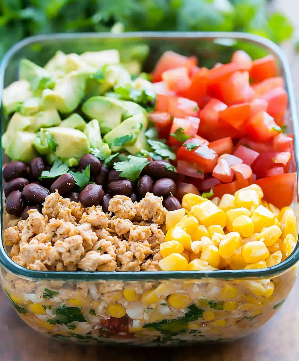 Ground Chicken Burrito Bowl