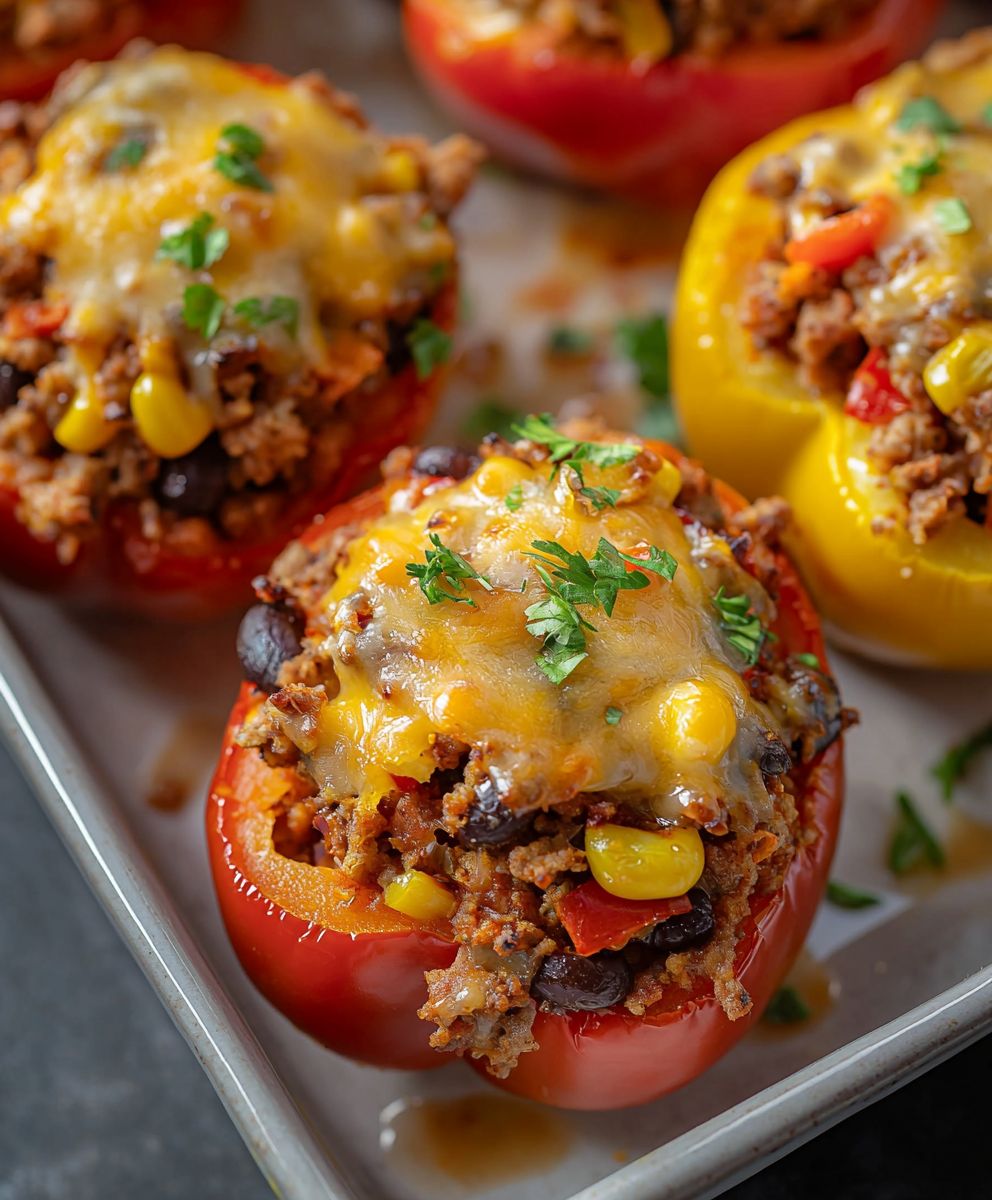 Stuffed Taco Bell Peppers