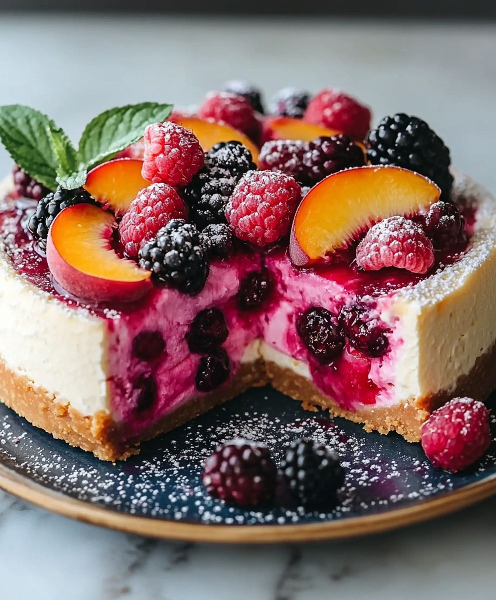No-Bake Summer Cheesecake
