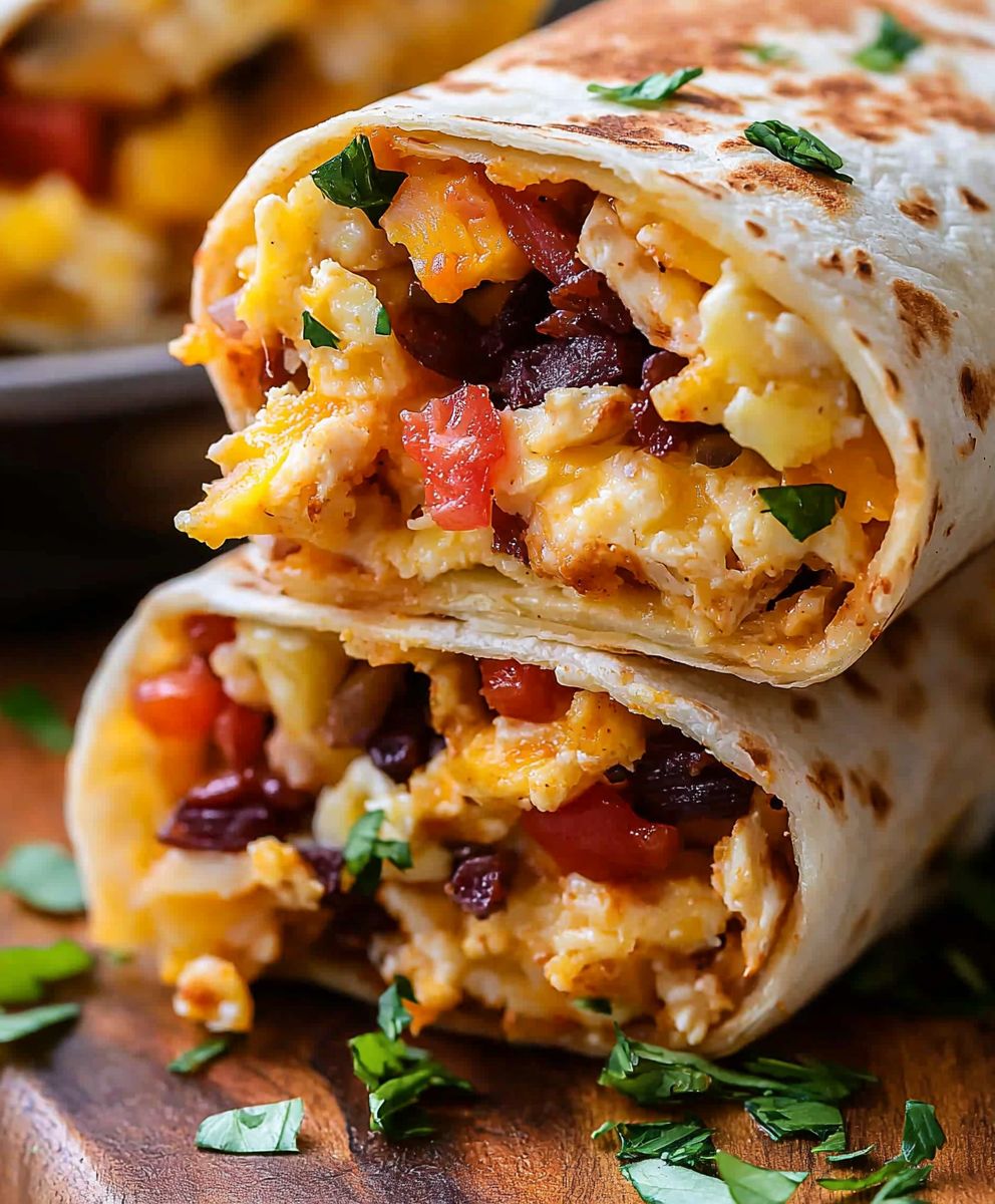 Breakfast Burrito Freezer Friendly