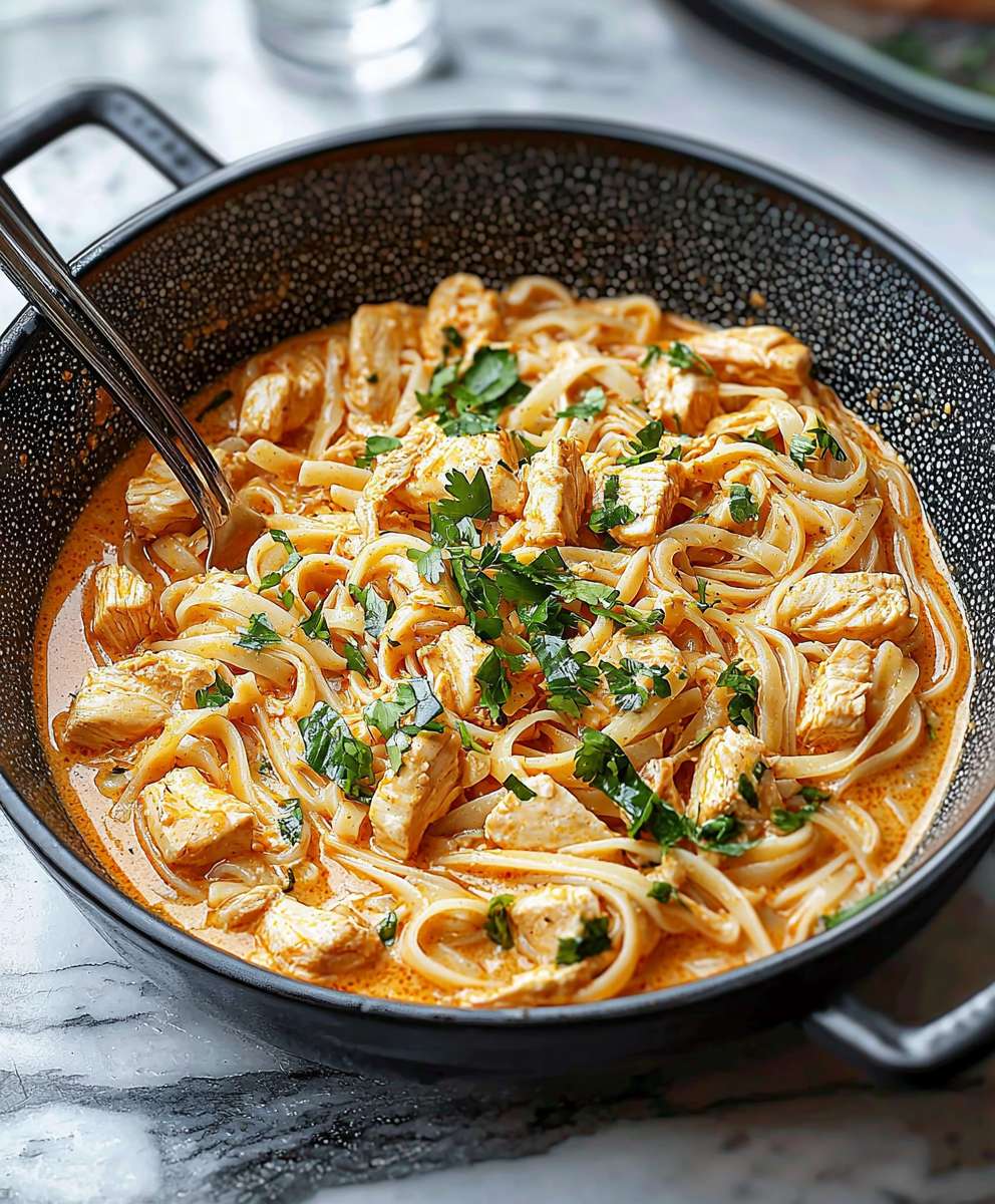 Creamy Thai Chicken Noodles