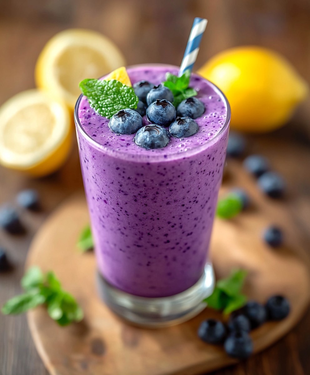 Lemon Blueberry Smoothie