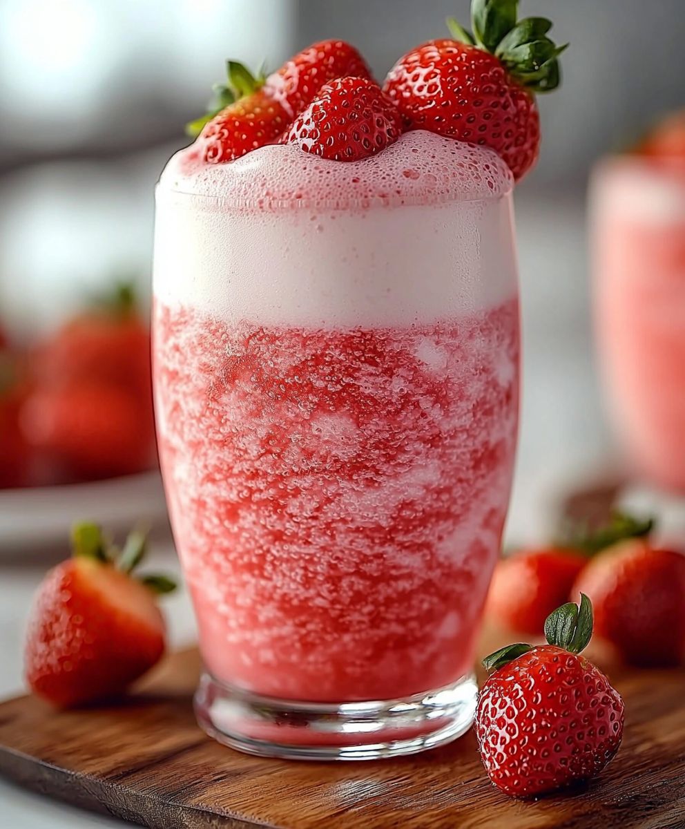 Korean Strawberry Milk Drink