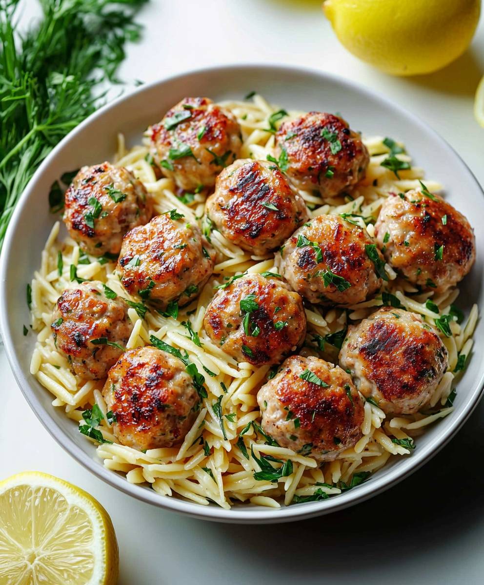 Greek Chicken Meatballs