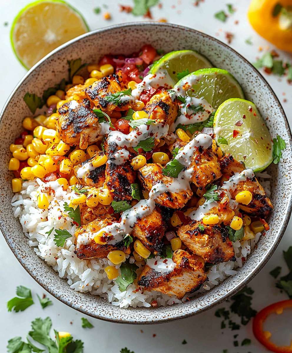 Street Corn Chicken Bowl