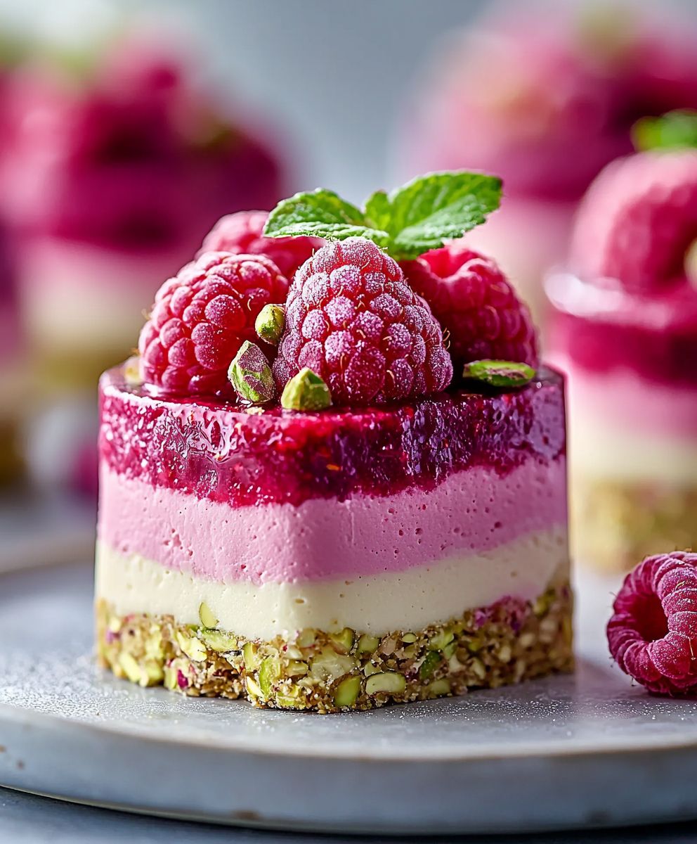 Raspberry Pistachio Mousse Cakes: A Delightful Dessert Recipe to ...