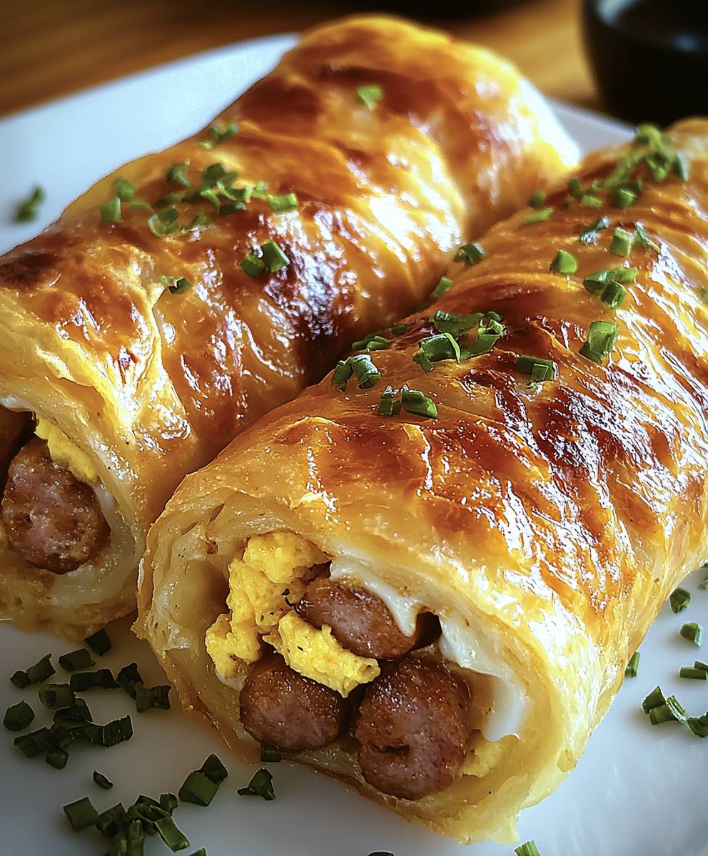 Sausage Egg Breakfast Roll-Ups